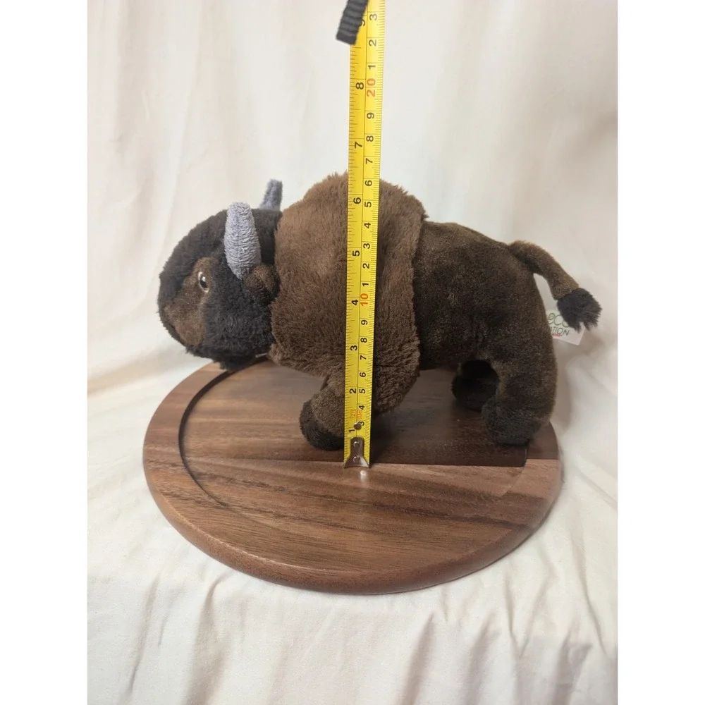 ECO NATION BY AURORA BISON BUFFALO BROWN GREY PLUSH ANIMAL‎ TOY 10